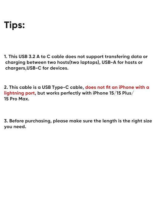 CableCreation USB A to USB C Cable 3.3FT, USB-C to USB 3.1 USB 3.2 Gen2 10Gbps - Image 2