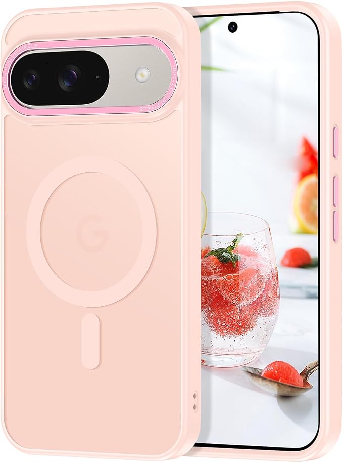 Magnetic for Google Pixel 9/Pixel 9 Pro Case, Shockproof Slim Translucent Matte by Casehas