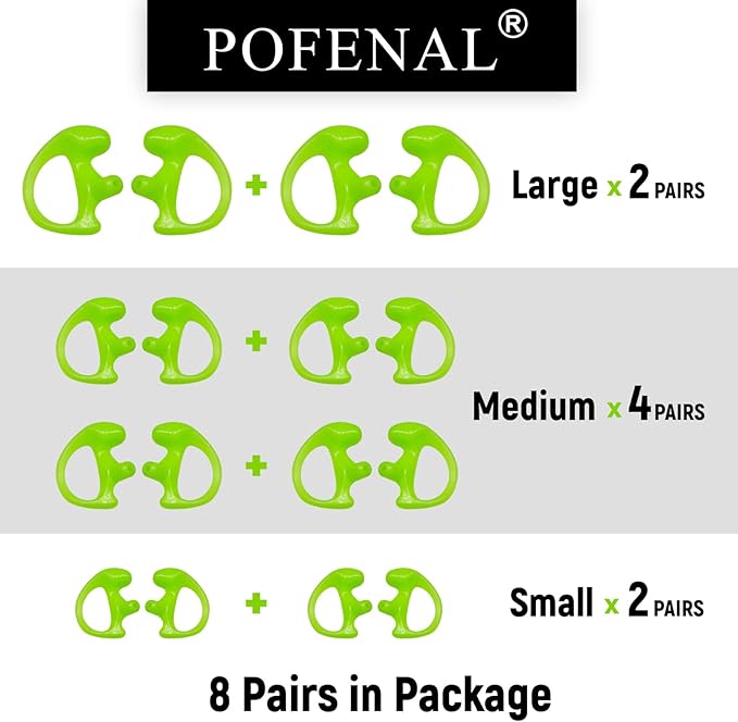 Silicone Replacement Earmold for Motorola/Baofeng/Retavis Radios - Image 2