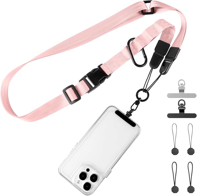 Adjustable Crossbody Phone Lanyard, Universal Phone Wrist Strap and Phone Neck by Unknown