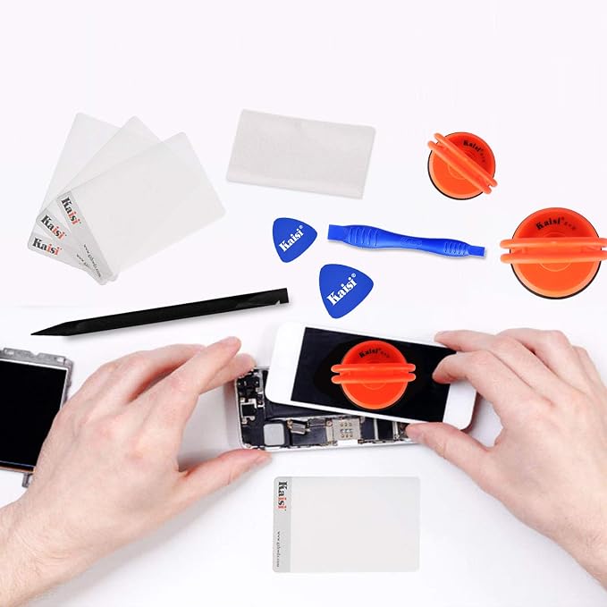 Kaisiking 11 PCS Screen Suction Cup Kit LCD Screen Opening Tools Screen - Image 7