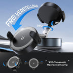 360° Rotation Clip on Car Phone Mount, 2 IN 1 Adjustable Magnetic Car Phone - Image 3