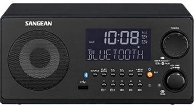 Sangean WR-22BK Digital Radio, AM/FM by SANGEAN