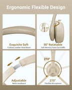 Wireless Headset with AI Noise Cancelling Microphone Bluetooth Headset - Image 6