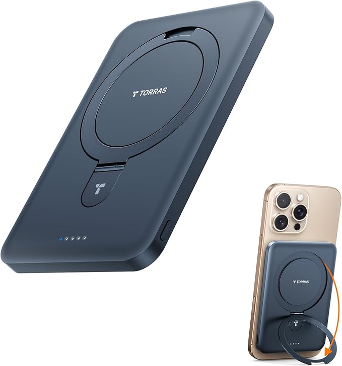 TORRAS 0.45" Slim Magnetic Portable Charger Power Bank by TORRAS