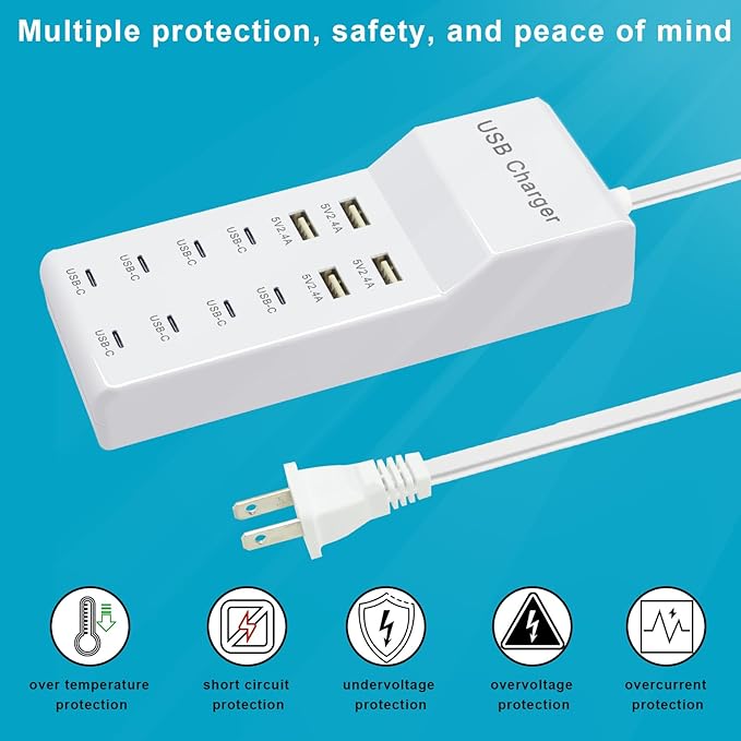 Multi-Port USB C Charging Station - Image 6