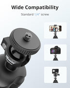 UBeesize Flexible Mini Phone Tripod, Portable and Adjustable Camera Stand Holder - Image 2