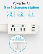 Outlet Extender Stick | Free Combination | USB-A, USB-C Port, 2 AC Outlets - Image 2