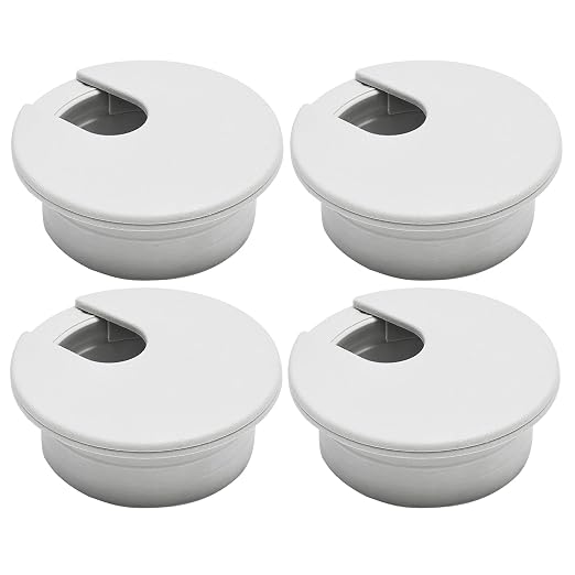 Desk Grommet 1-3/8", Desk Cord Hole Cover, Cable Grommet ABS Plastic, Desk Hole by BOPOREAE