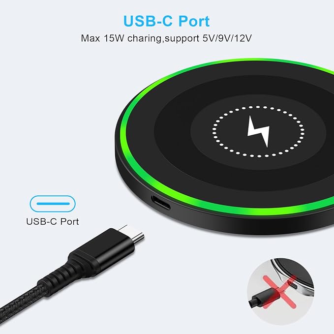 Samsung Wireless Charger Android Charger Fast Charging Pad Wireless Phone - Image 4