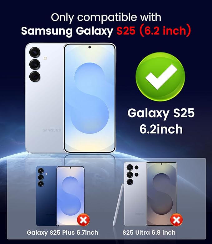 Magnetic for Samsung Galaxy S25 Case Slim Soft Silicone Bumper Shockproof - Image 2
