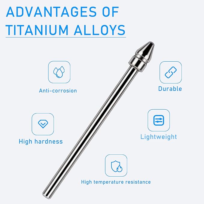 No Wore Out Titanium Alloy Replacement Fine Tips fit - Image 6