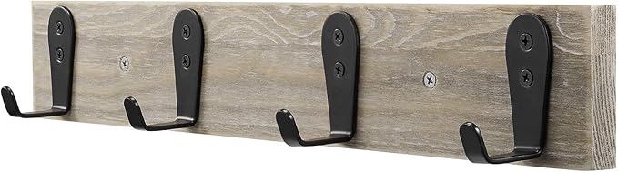 Flyisland Wall Hooks 8 Pcs, Coat Hooks Garage Hook Wall Mounted Hat Hangger - Image 5