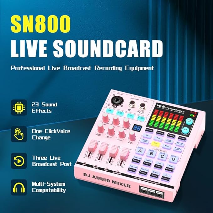 Podcast Equipment Bundle: SN800 Mixer - Image 2