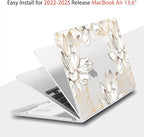 Teryeefi Compatible with M4 MacBook Air 13.6 inch Case 2022-2025 Release M3 - Image 5