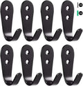 Flyisland Wall Hooks 8 Pcs, Coat Hooks Garage Hook Wall Mounted Hat Hangger by Flyisland