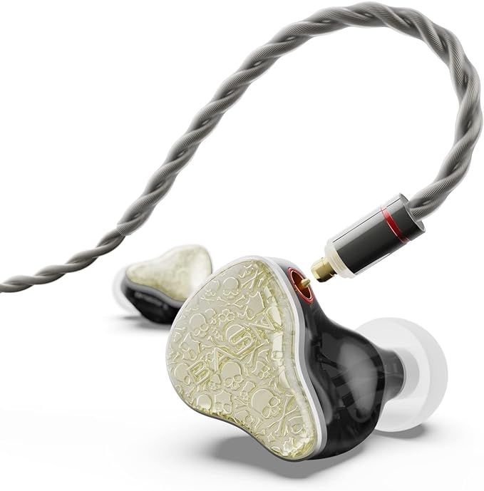 BASN Bmaster5 in Ear Monitors, 1DLC Diaphragm+4BA 5 Drivers IEM Earphones by BASNAudio