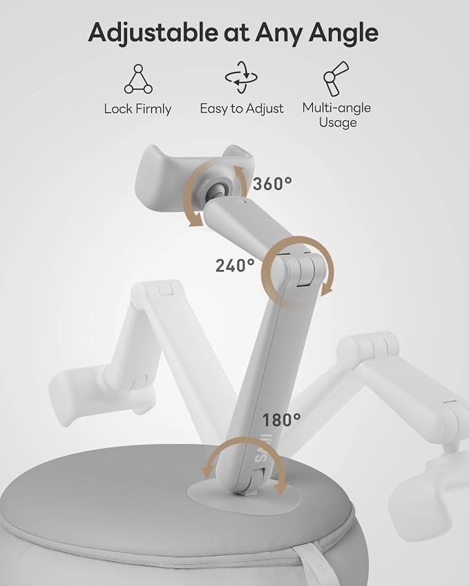 SAIJI Cell Phone Pillow Holder mini iPhone Stand - Image 4