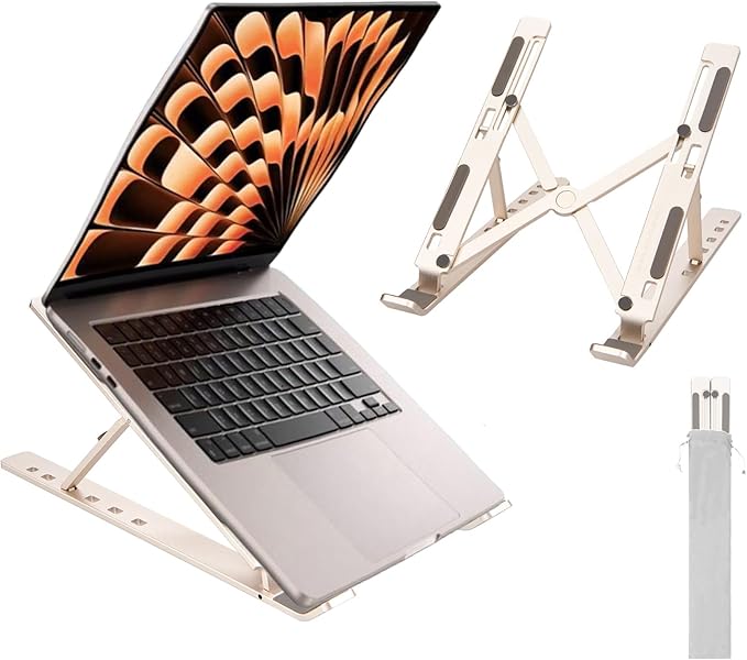 Ergonomic and Foldable Laptop Stand by Unknown