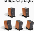 SS5 Studio Monitor Isolation Pads, High-Density Acoustic Foam Tilted Tabletop & - Image 4