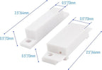 2Pcs Magnetic Reed Switch Wired Surface Mount Normally Closed NC Contact Sensor - Image 2