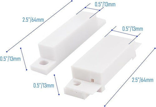 2Pcs Magnetic Reed Switch Wired Surface Mount Normally Closed NC Contact Sensor - Image 2