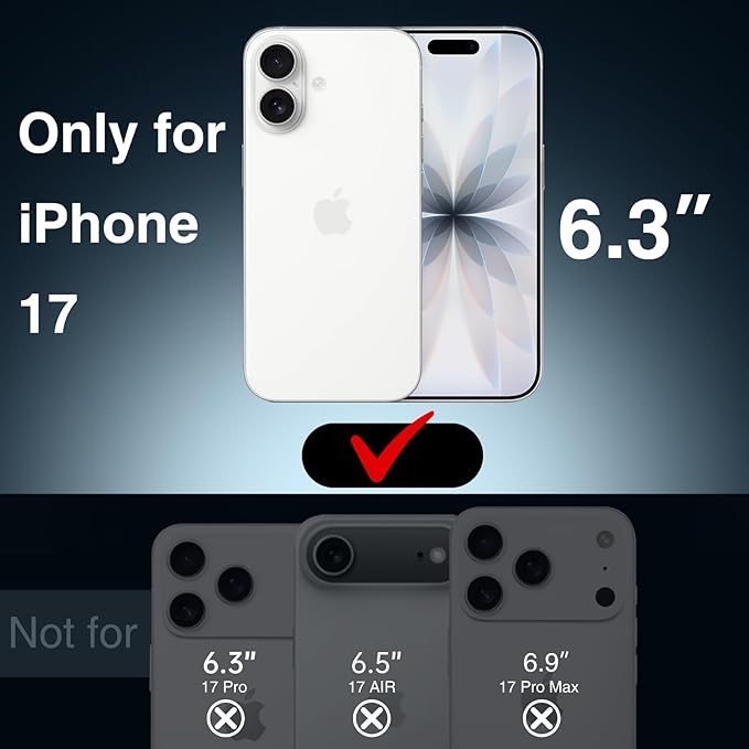 GIN FOXI Battery Case for iPhone 17, Charging Case Charger 8500mAh Ultra-Slim - Image 2