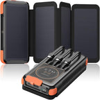 Solar-Charger-Power-Bank-49800mAh, 20W Fast Charging Portable Charger by Tranmix