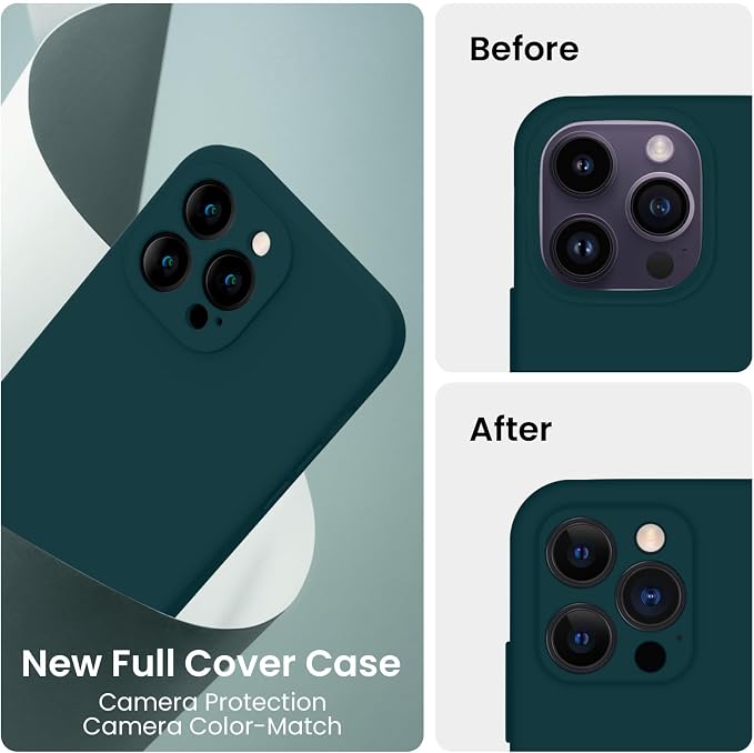 FireNova for iPhone 14 Pro Case, Silicone Upgraded Phone Case with, Soft - Image 3