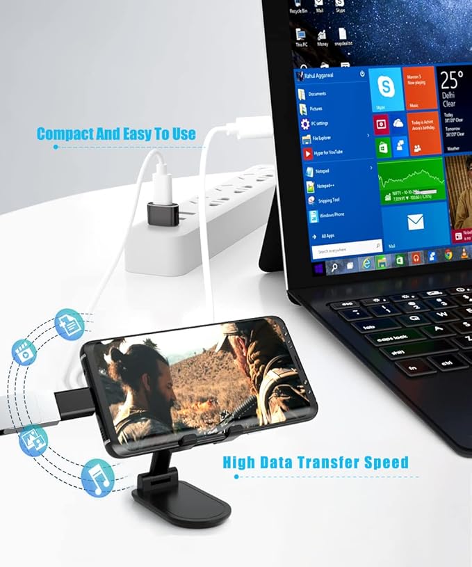 Elebase 4Pack USB to USB C Adapter - Image 5