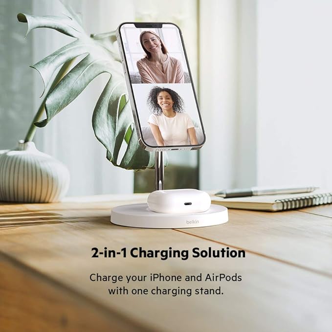 Belkin MagSafe 2-in-1 Wireless Charging Stand - Image 4
