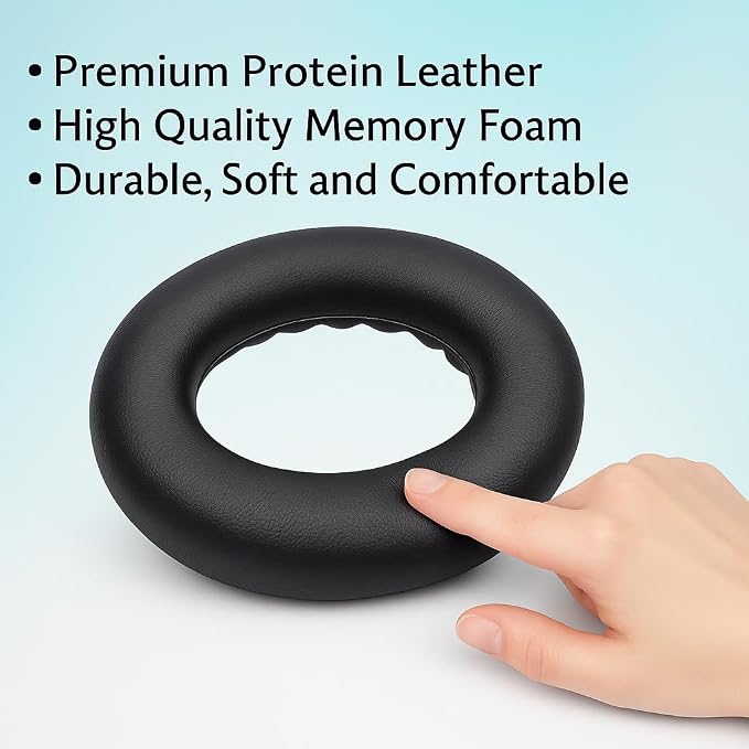 Premium Replacement Ear Pads for Bose QC2, QC35 I & II – Soft Protein Leather & - Image 6