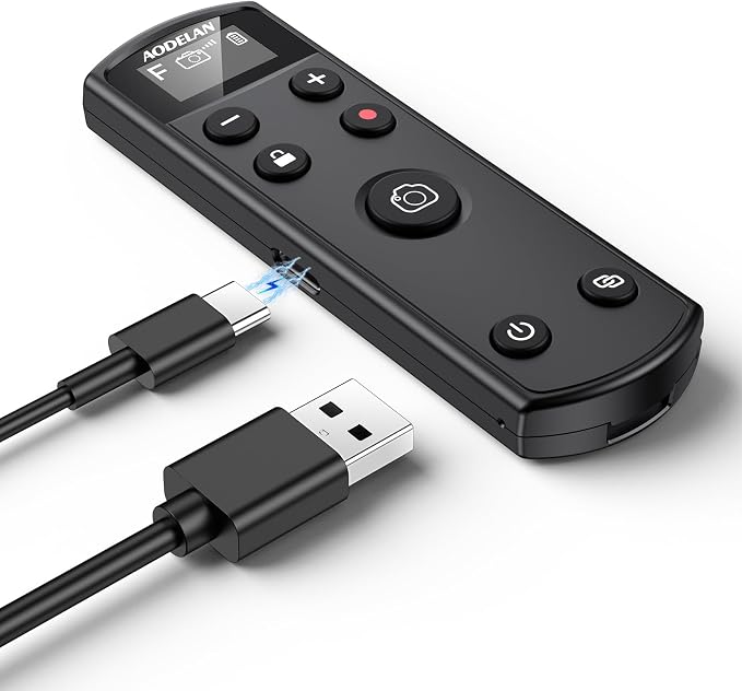 for Fuji Camera Rechargeable Shutter Release, AODELAN Wireless Remote Control by AODELAN