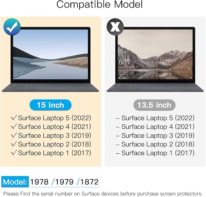 for Microsoft Surface Laptop 6/5/4/3/2/1 th Gen 15 inch Privacy Screen - Image 6