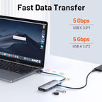 Selore Docking Station for MacBook Pro Air, USB C Hub for MacBook, Dual HDMI - Image 6