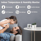 ThermoPro TP49 Digital Hygrometer Indoor Thermometer Humidity Meter Room - Image 2