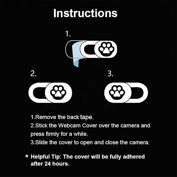 Webcam Cover 3 Pack Slide Ultra Thin Laptop Camera Cover - Image 5