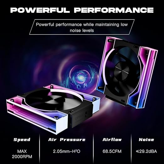 Jungle Leopard Interstellar V3 120mm PC Case Fan Infinity Mirror Module - Image 5