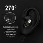 BASN Bsinger PRO in-Ear Monitors Hybrid Dynamic Dual Drivers Two Detachable - Image 4