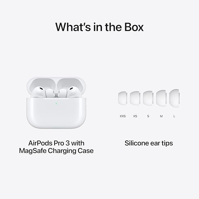 Apple AirPods Pro 3 Wireless Earbuds, Active Noise Cancellation, Live - Image 6