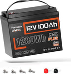 12V 100Ah LiFePO4 Battery MAX PLUS by HumsiENK