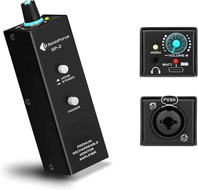 Rechargeable Headphone Amp by SonixForce