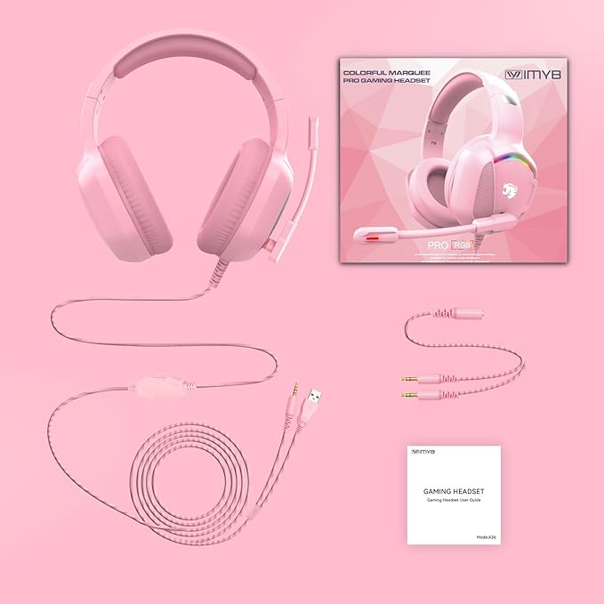 Gaming Headset with Microphone for Pc, Xbox One Series X/s, Stereo Wired Noise - Image 7