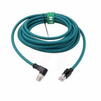 Right Angle M12 Ethernet 8 Pin X-Code RJ45 Cable - Image 6