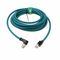 M12 GigE Ethernet 8 Pin X-Code RJ45 Cable CAT7e by HangTonConnect