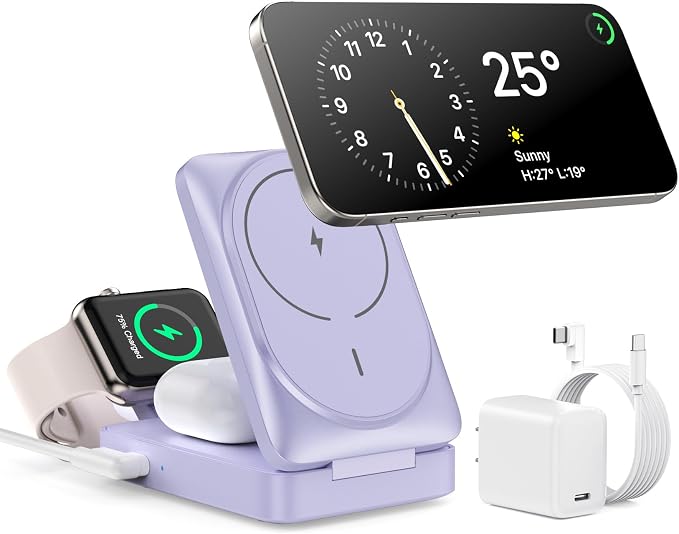 3-in-1 Wireless Charger Charging Station by APHUWJ
