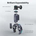 SMALLRIG Camera Mount Clamp, Ballhead Magic Arm and Adapter - Image 9