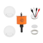Desk Grommet 2 inch with Hole Saw, Desk Cord Hole Cover Grommet by VIKITONHOLESAW