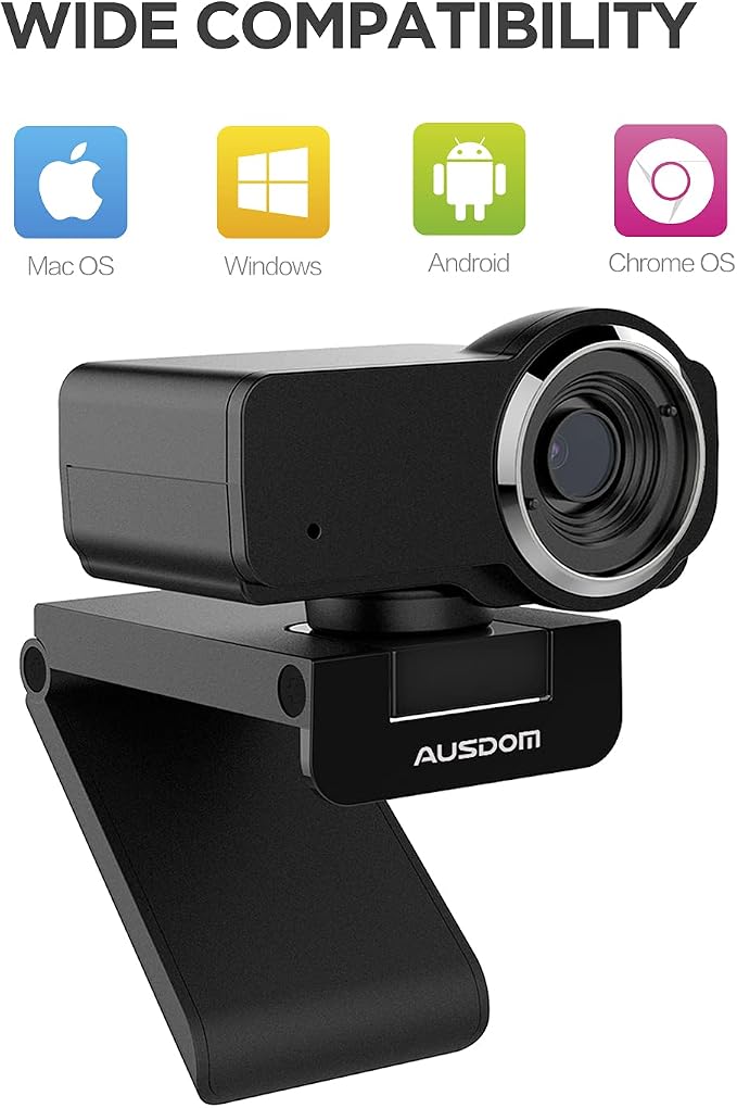 AUSDOM AW635 HD 1080p Webcam - Image 7