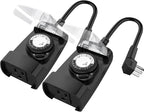 G-Homa 24 Hour Mechanical Outdoor Timer Outlet, Outdoor Timer by G-Homa